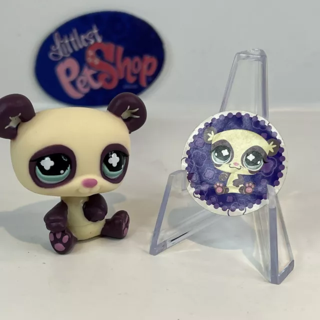 PANDA BEAR #594 Red Diamond Eyes- Authentic Littlest Pet Shop - Hasbro LPS