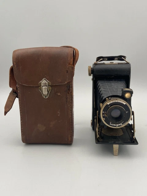 Ancien Appareil Photo A Soufflet Lumiere Anastigmat Fidor 6 3 Avec Etui G2769