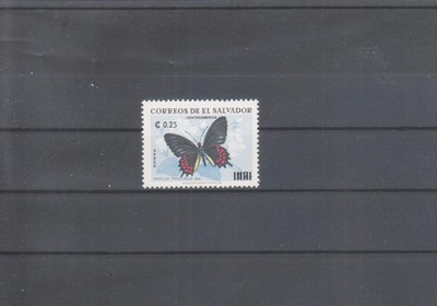 6cdh EL SALVADOR A/M Sc C103a Imperforato COPPIA Gomma integra non linguellato 