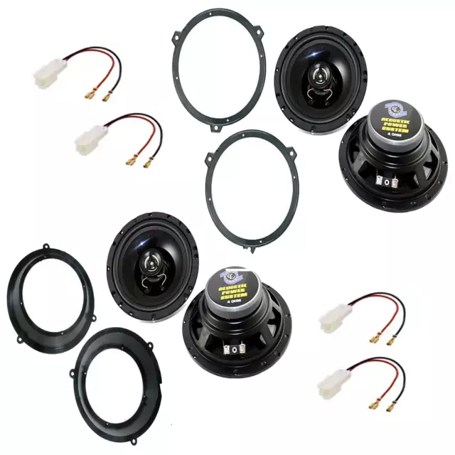 Kit Casse Auto Per Fiat Panda Dal 2012 - Alpine SXE-1750S | Woofer E Tweeter Con Adattatori - Foto 8
