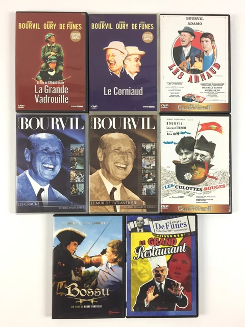 Bourvil Coffret Lot 8 DVD Collection / Le Corniaud, La Grande Vadrouille...