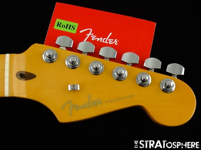 Fender American Ultra Stratocaster Strat NECK + LOCKING TUNERS "D" USA Maple Fender American Ultra Stratocaster Strat NECK + LOCKING TUNERS "D" USA Maple
