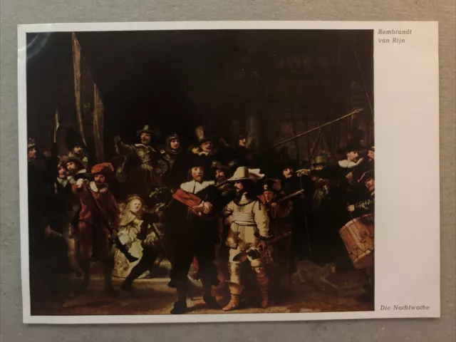 Wiechmann-Verlag • Bildkarte Nr. 114  • Rembrandt van Rijn: Die Nachtwache