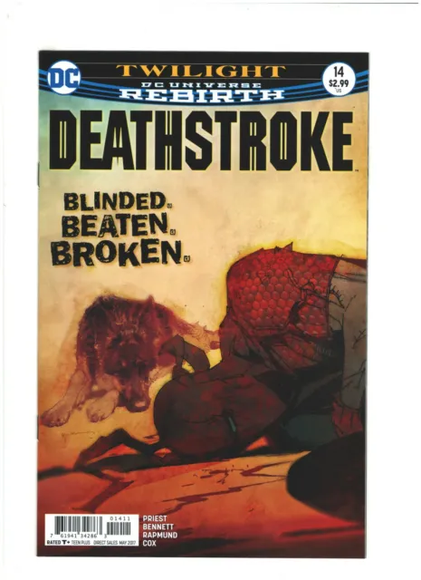 Deathstroke #14 NM- 9.2 DC Rebirth 2017 Bill Sienkiewicz Cover