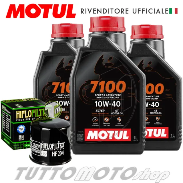 Tagliando YAMAHA MT-07 700 2014-2020 / Olio Motul 7100 10W40 + Filtro MT07