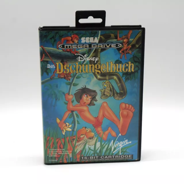 Das Dschungelbuch Sega Mega Drive Disney Retro 16Bit 1993 Modul und OVP Spiel