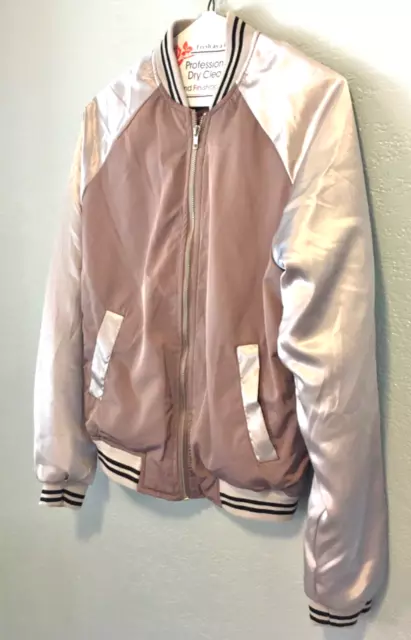 Wet Seal Bomber Jacket New Old Stock W/ Tag Vintage Lady Light Jacket Size Small