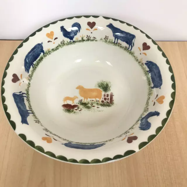 Wood & Sons Jacks Farm Animal Serving Bowl Large 23cm Dia Sheep Country Decor