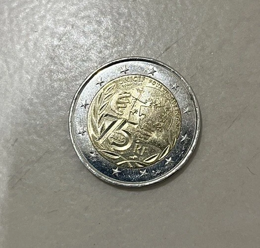 pièce de 2 euros 75 ans unicef