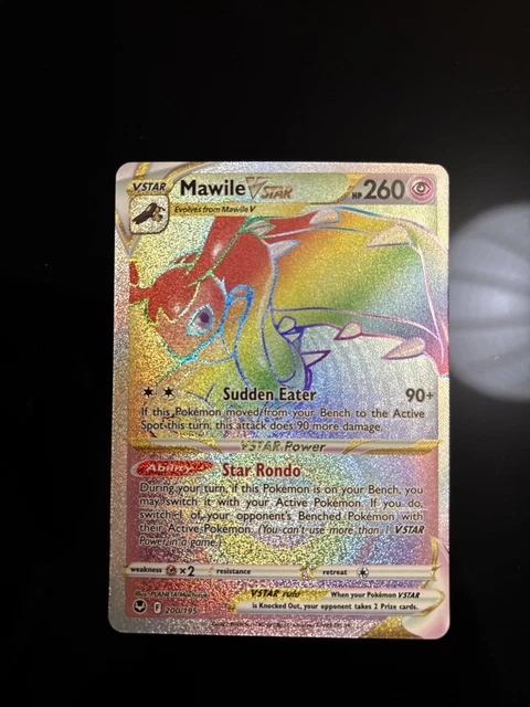 Booster Pokémon VSTAR 200/195 Arc-en-Ciel Secret - Coffret 10 Cartes Françaises Épée Et Bouclier Tempête Argentée