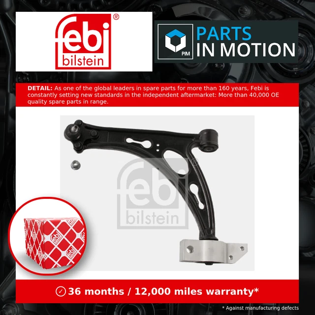 Wishbone / Suspension Arm fits VW CADDY Mk3 Front Lower, Left 04 to 15 Febi New