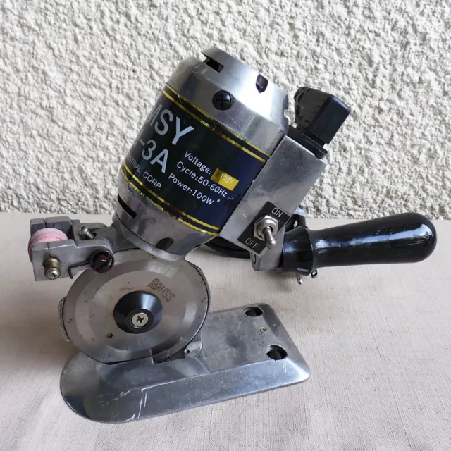Gemsy Rxm-3A Round Knife 3-1/2" Rotary Cutter Fabric Cutting Machine