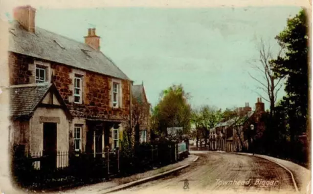 Biggar Scotland Townhead OLD PHOTO