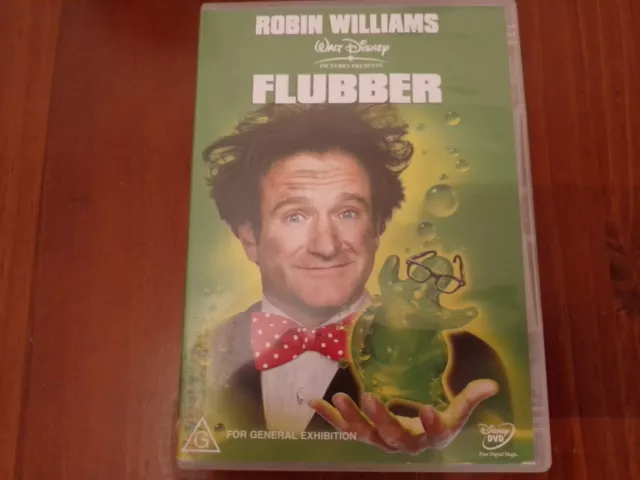 DVD R4 - Flubber 1997 - Disney Robin Williams Christopher McDonald Clancy Brown