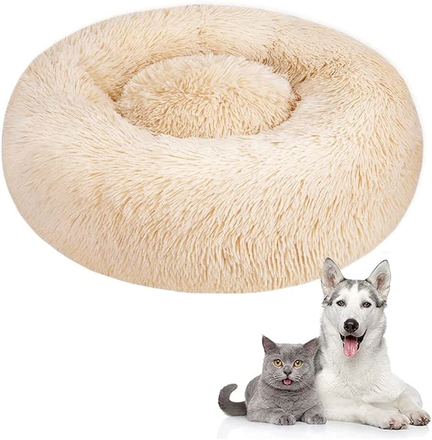 Cama calmante para perro SlowTon, cama de rosquilla antiansiedad para perros pequeños y medianos aprox.