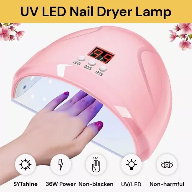 Nail Lamp UV 12 LED Light Professional Nail Polish Dryer Art Gel Curing Tool AUS