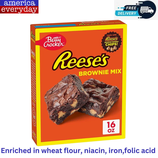 BETTY CROCKER REESE'S Peanut Butter Premium Brownie Mix, 16 oz. £10.61