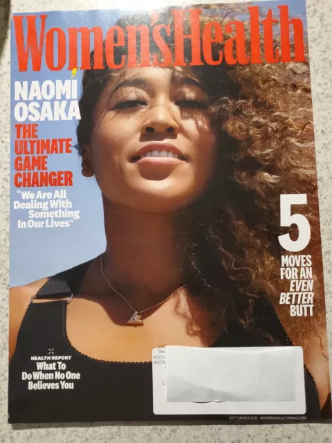 WOMEN'S HEALTH Magazine September 2021 NAOMI OSAKA and more.