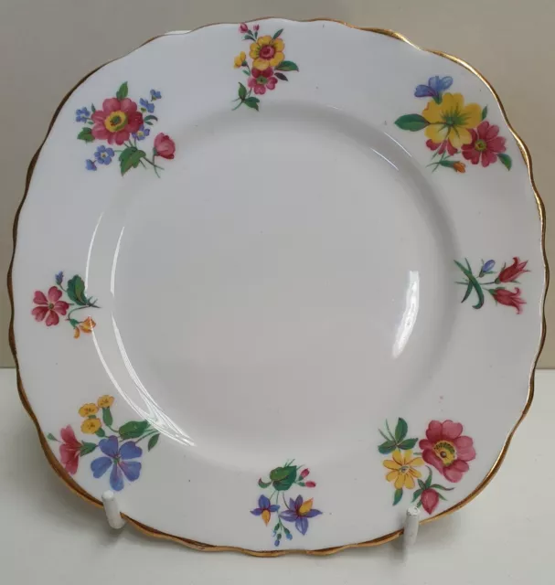 Colclough China Royal Vale Bone China Floral Side Plate c1945-48 Made in England