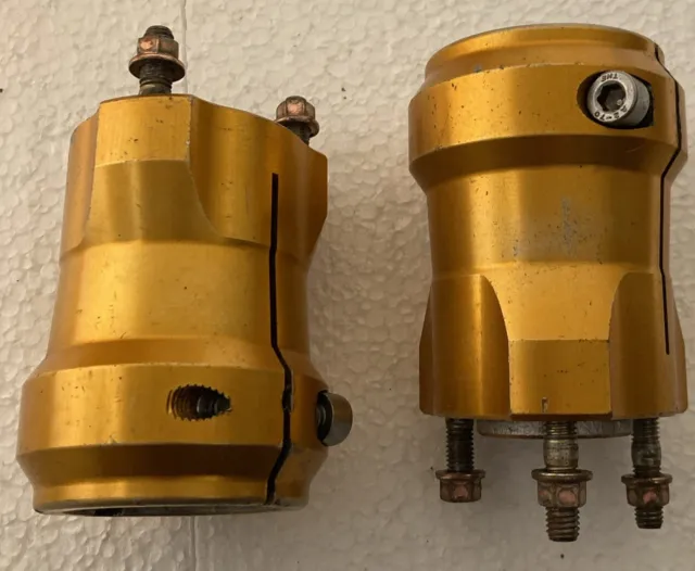 H6 Gillard Go Kart Hubs Gold 95mm long for 50mm Axle Pair. Used v good condition