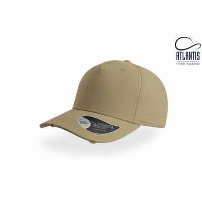 NEW vintage effetto anticato Cargo Berretto Da Baseball ATLANTIS CAMIONISTA Da Uomo & Da Donna Stone