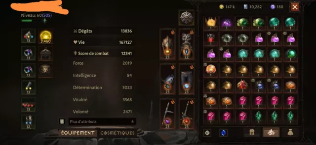 Compte diablo immortal para 505 - reso 3k460