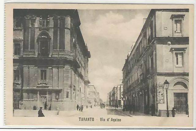 TARANTO (147) - TARANTO Via d'Aquino - Fp/Non Vg