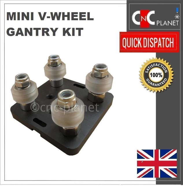 MINI V WHEEL Gantry Plate Kit Belt Drive V-Slot Cnc Aluminum Extrusion ...