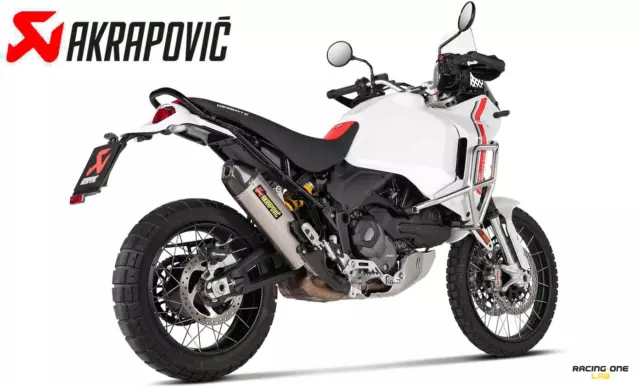 Terminale Di Scarico Akrapovic Titanio Ducati Desert X 950 22 23 Omologato Euro5 2