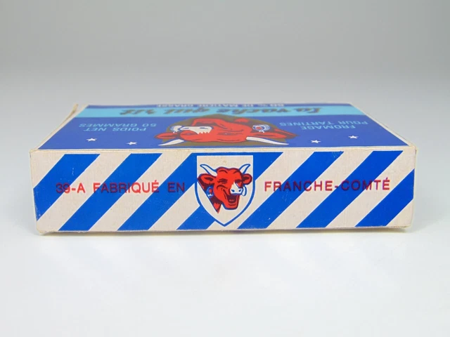 ANCIENNE BOITE CARTON 3 PORTION LA VACHE QUI RIT 1961 benjamin rabier
