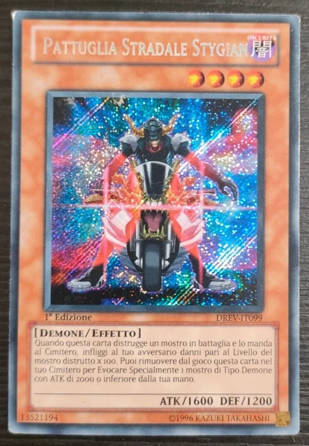 YU GI OH! Pattuglia Stradale Stygian - DREV-IT099 - Rara Segreta ITALIANO  #1 EUR 11,99 - PicClick IT