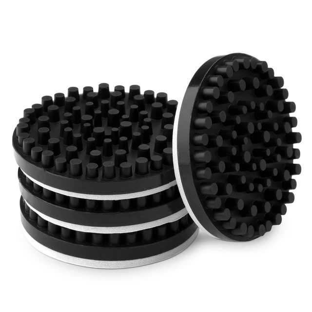 4 Pcs Piedini Antivibrazione Lavatrice, Gomma, Femmina-femmina Universali Per Asciugatrice - Foto 6