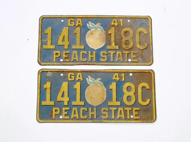 US Georgia, License Plates, Automobilia, Transportation, Collectibles -  PicClick