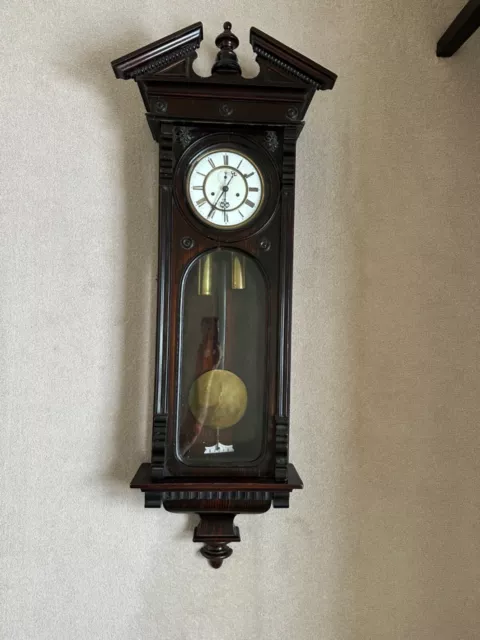 wall clock with pendulum used