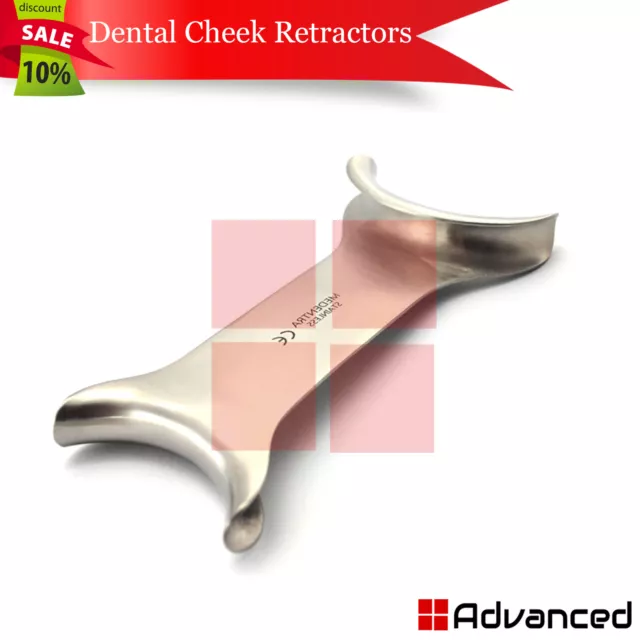 Dental Cheek Retractor Stainless Steel Orthodontic Tongue Lip Mouth Opener New