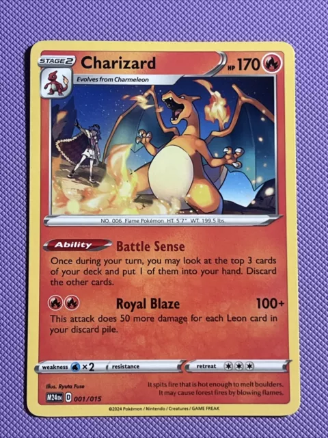2025 U.S. MCDONALD’S Happy Meal CHARIZARD Pokemon Card 001/015 £4.85 PicClick UK