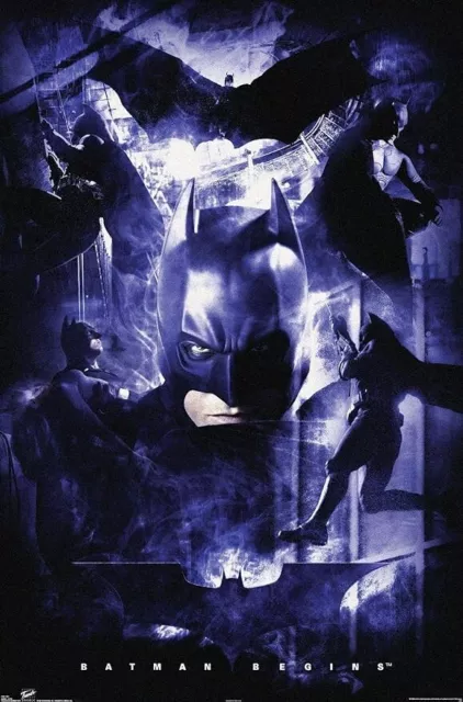 Batman Begins Movie Poster 2005 DC Comics Trends Int. Batman Action #2627 NEW