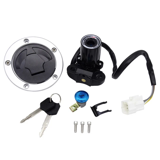 Ignition Switch Fuel Gas Cap Seat Lock Keys For Kawasaki 2013-2018 NINJA ZX-6R