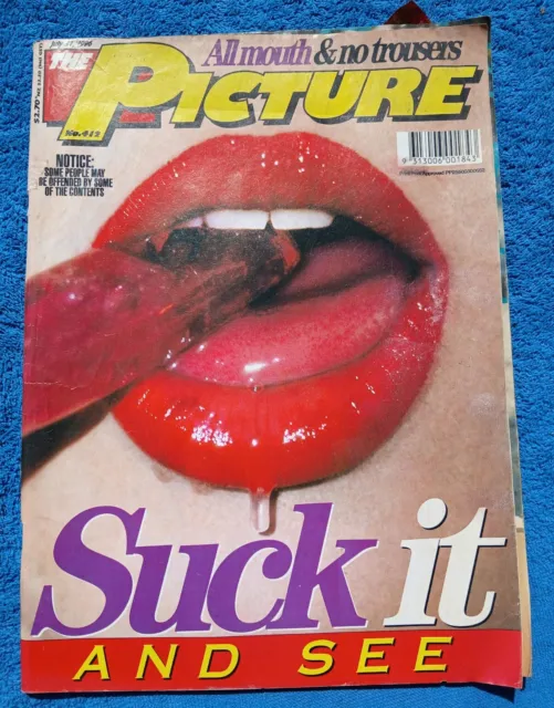 THE PICTURE MAGAZINE July 31 1996, Good Complete Condition & Pin-up Poster