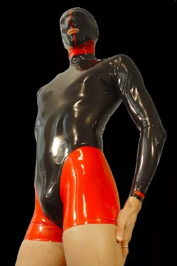 Costume catsuit gomma lattice gomma tuta intera uniforme sportiva tuta/zentai party