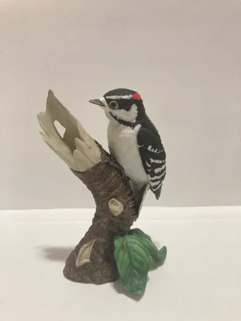 Lenox Downy Woodpecker Fine Porcelain Figurine