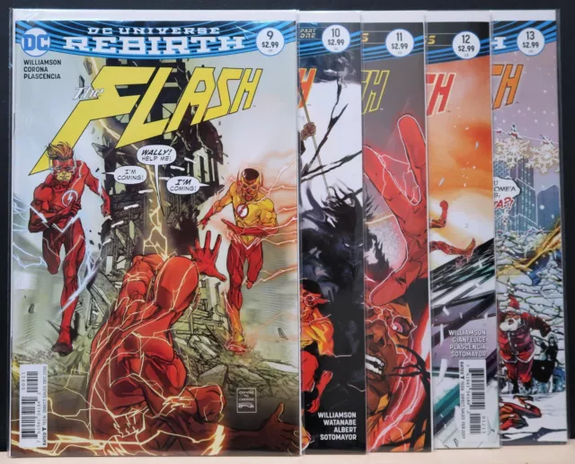 Flash Rebirth Vol. 2 Speed of Darkness, #s 9-13 (DC Comics 2017) Williamson