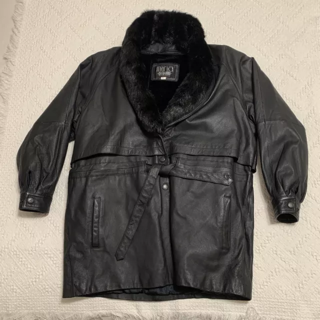 Giovanni verucci online leather jacket