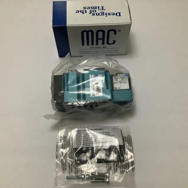 MAC Valves inc. 6311D-000-PM-611DA Directional Valve PME-611DABE 24VDC New!