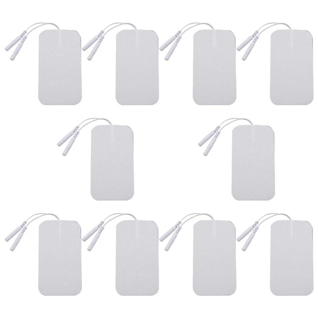 20Pcs Self-Adhesive Electrode Pads 2mm Plug Gel Patch for Tens Acupuncture8856