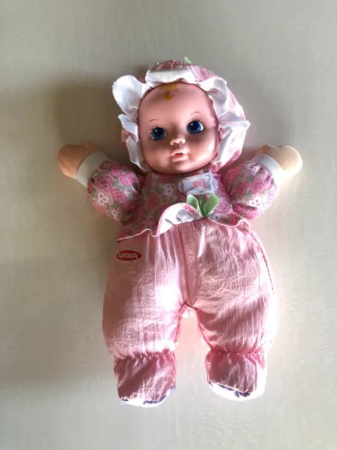 Doudou Poupee Puffalump Playskool 1999 Rose Fleur 30Cm