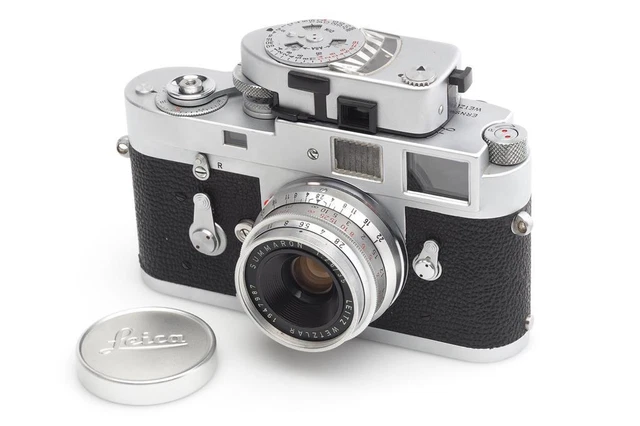 Leitz Leica M2 Chrome Lever Rewind W.Summaron 2.8/35mm Set (1685821579)
