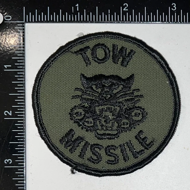 Cold War US Army BGM-71 Tow Missile Anti Tank Destroyer Patch Cold War US Army BGM-71 Tow Missile Anti Tank Destroyer Patch