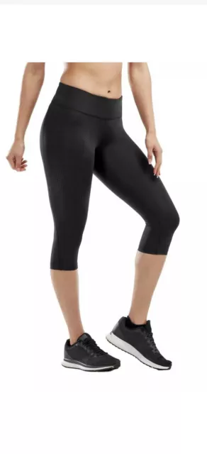 New 2XU Mid Rise Compression 3/4 Tights Women's sz XS X-Small WA2865b