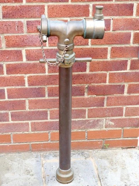 RARE ANTIQUE JOHN MORRIS & SON FIRE HYDRANT Brass & Copper STANDPIPE 35 ...